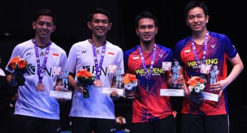 Ditaklukan Malaysia, Ganda Putra Indonesia Batal Sabet Gelar Juara Dunia 2022